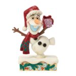Jim Shore Disney Traditions 6016888 Olaf Christmas Figurine 4.65"