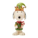 Jim Shore Peanuts 6017239 Snoopy As Elf Mini Figurine 3.75"