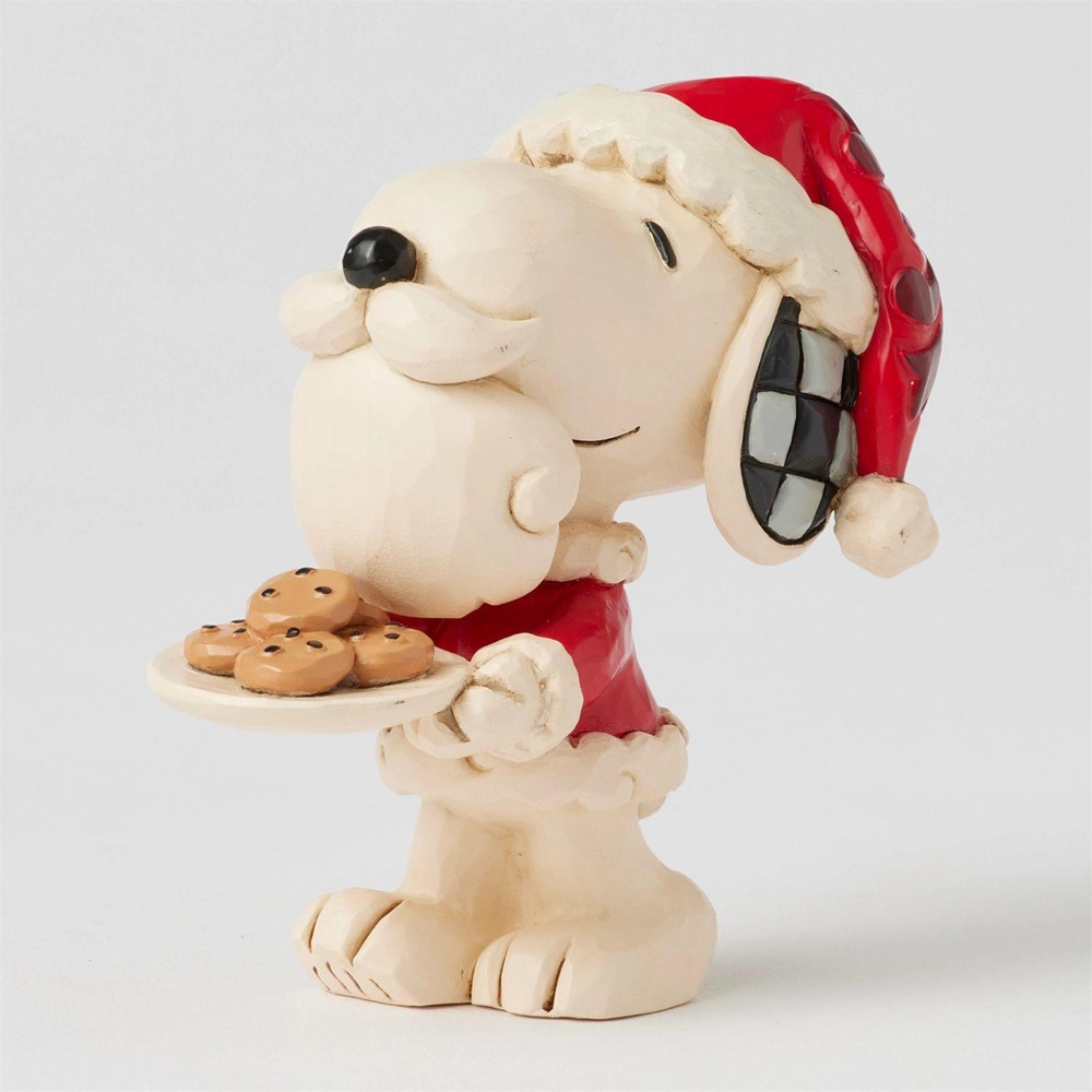 6017240_2 Jim Shore Peanuts 6017240 Snoopy As Santa Mini Figurine 3.3' - Image 1