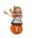 Lori Mitchell 18023 Grateful Greta with Bundle of Wheat Stalks Figurine 6.5" Tall