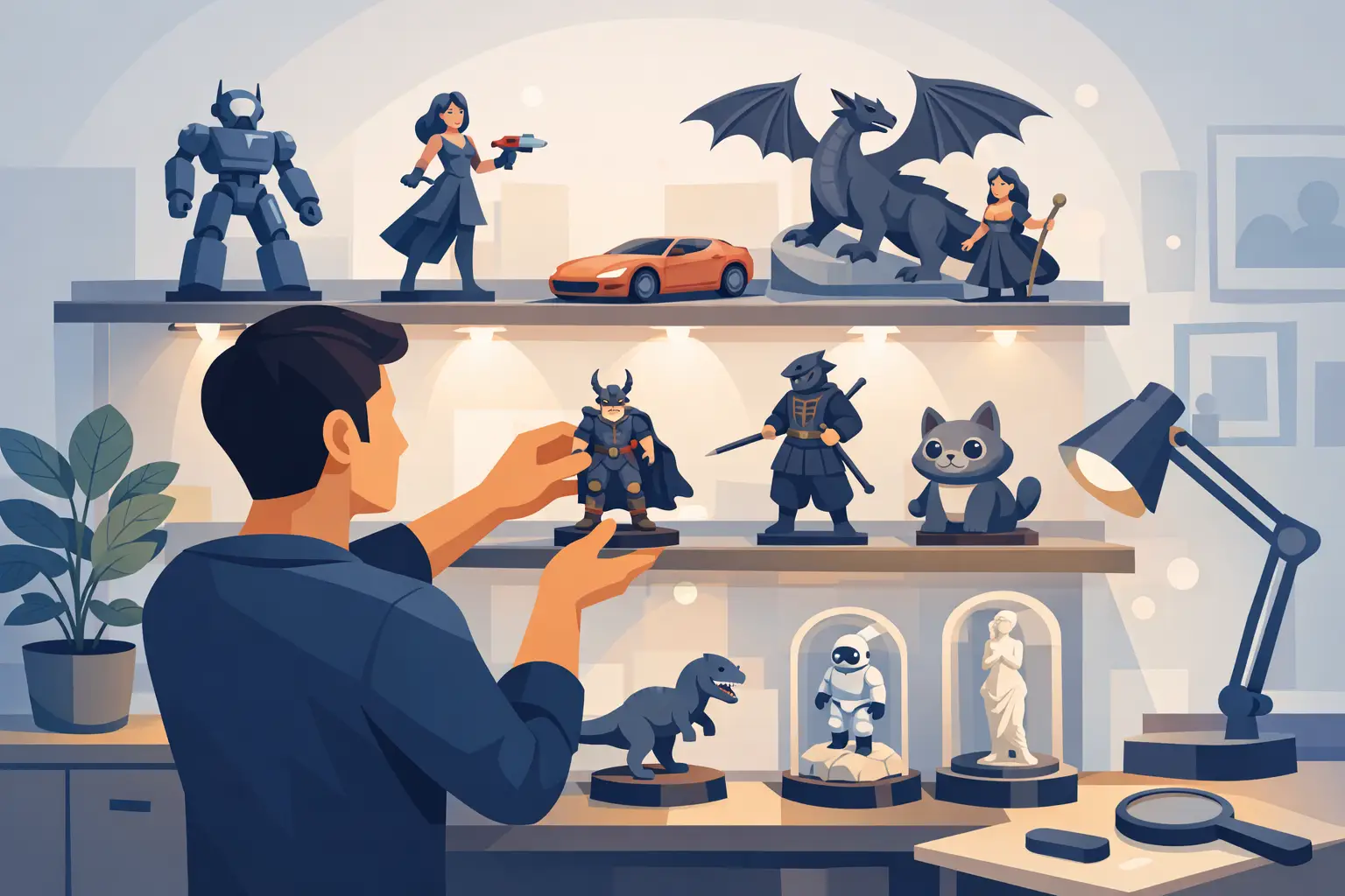 How to Display Collectible Figurines Well